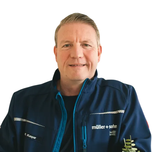 Peter Kaspar, Inhaber und Geschäftsführer des Sanitär- und Heizung-Fachhandwerksbetriebs müller + sohn in Frechen.